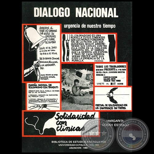 DIALOGO NACIONAL - Autora: MARGARITA DURN ESTRAG - Ao 1987